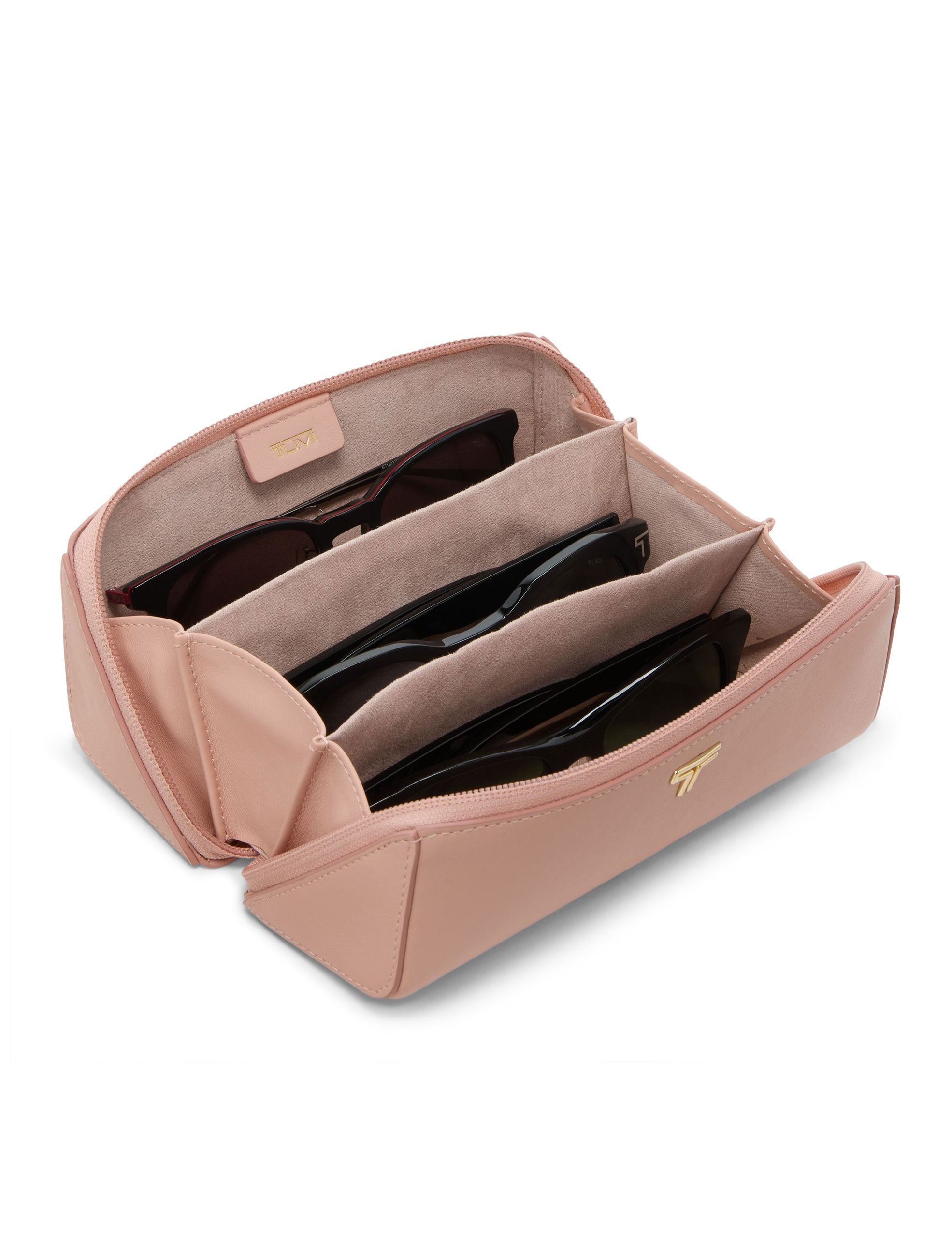 Tumi Belden Leather Sunglass Case