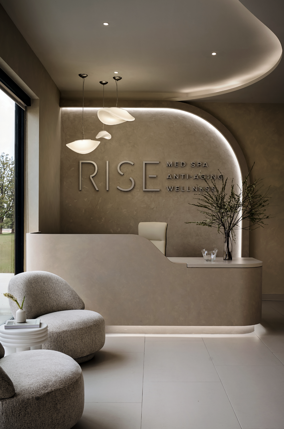 Rise Med Spa - Designed by Nina Magon Studio
